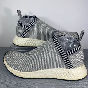 Adidas NMD slip-on gray size 8 Black Pink White Grey